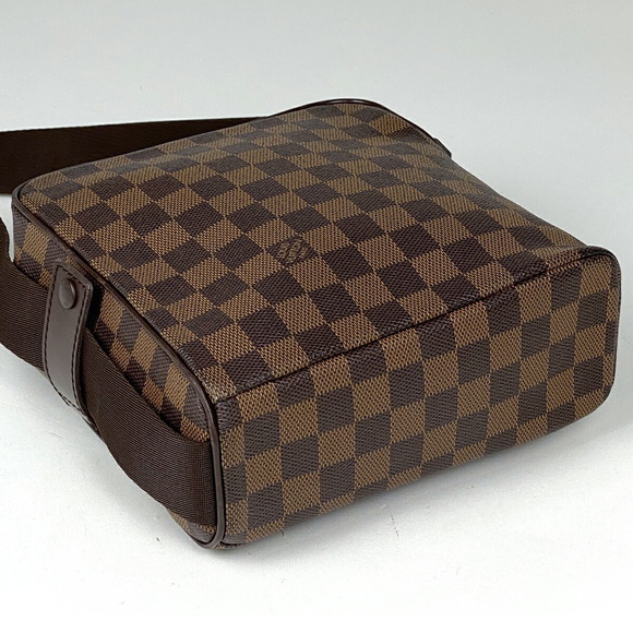 Louis Vuitton Brown Shoulder Olaf Damier Bag - Picture 1 of 6